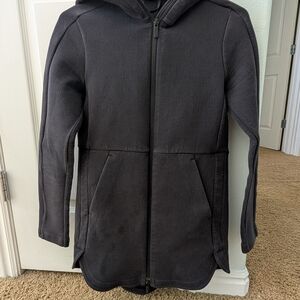 lululemon athletica Black Hooded Raincoat